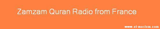Zamzam Quran Radio from France